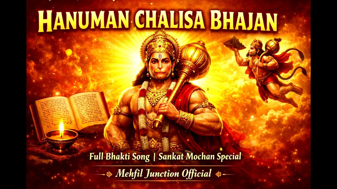 Shree Hanuman Chalisa | Powerful Bhajan | Bajrangbali Song | Mehfil Junction Official