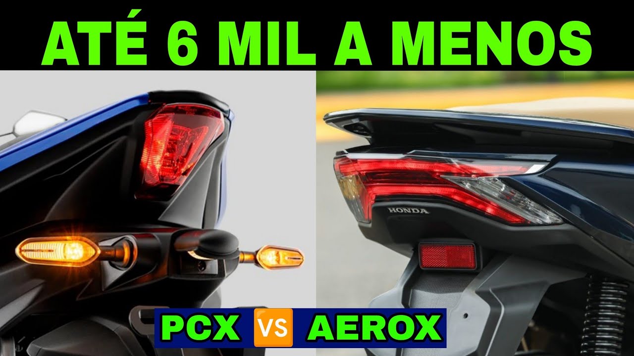 PCX 160 ou AEROX 160 a mais vendida 🆚 mais nova!