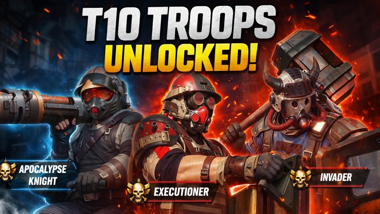 Last z survival shooter: Unlocking Troop level 10 [T10]