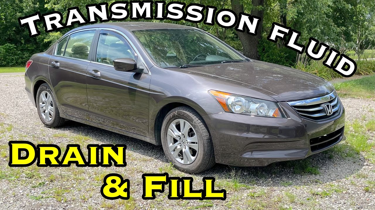 2012 Honda Accord Transmission Fluid Change.