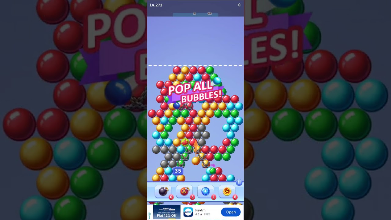 Shoot bubble game #games #gaming #gameplay 