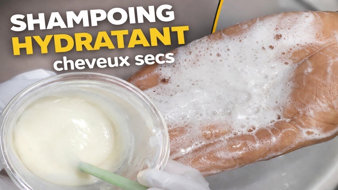 DIY Shampoing Hydratant 💧 SANS SULFATE | Cheveux Secs & Cassants   #cheveuxcrepus #haircareroutine