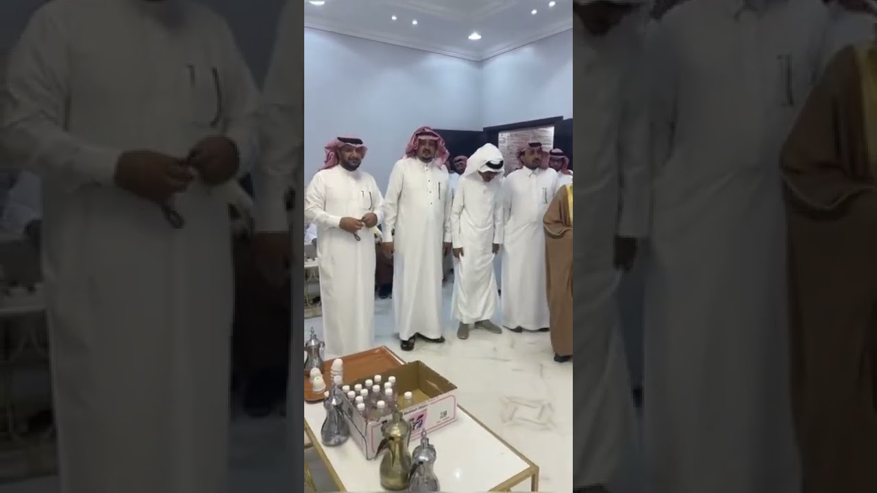ضيفة عبدالرحمن بوزعيترة للشيخ صالح العلياني والدكتور سحمان العلياني والوفد المرافق لهم #بني_رافع