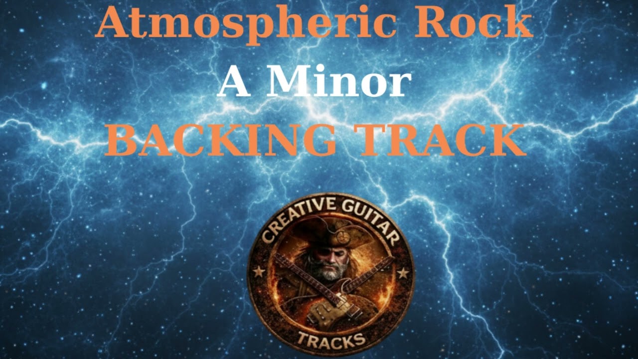 Atmospheric Rock Backing Track in A Minor | For Guitar Practice | 127 BPM