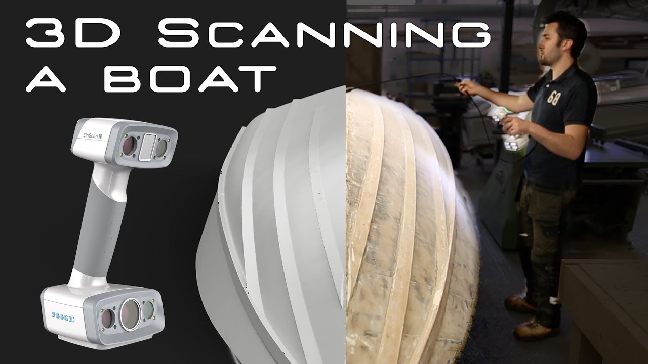 3D Scanning A Boat Hull with the EinScan H 3D Scanner | Scanning the Stapley Hull