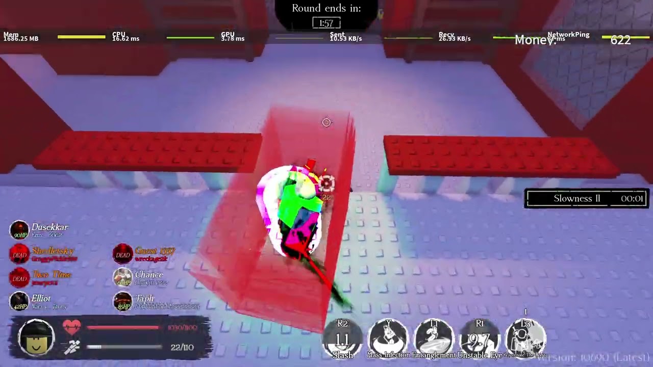 Playing forsaken as 1x1x1x1 #gameplay #forsaken #Roblox #1x1x1x1 #cool #chill #killer