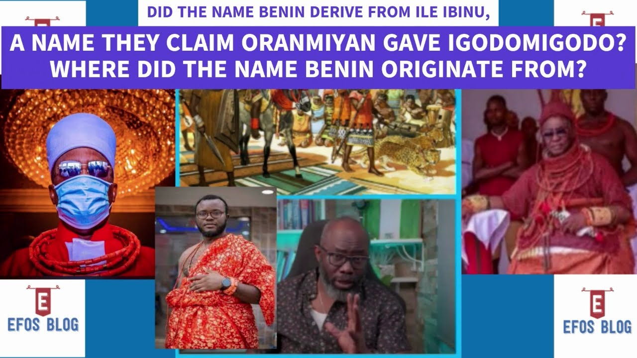 DID THE NAME BENIN DERIVE FROM ILE IBINU, A NAME THEY CLAIM ORANMIYAN GAVE IGODOMIGODO?