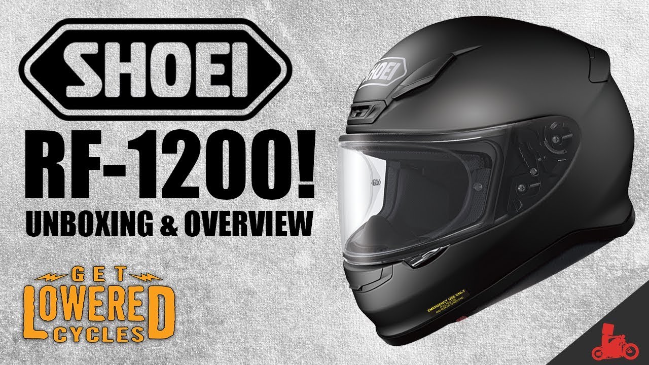 NEW Shoei RF-1200 Motorcycle Helmet: Unboxing & Overview