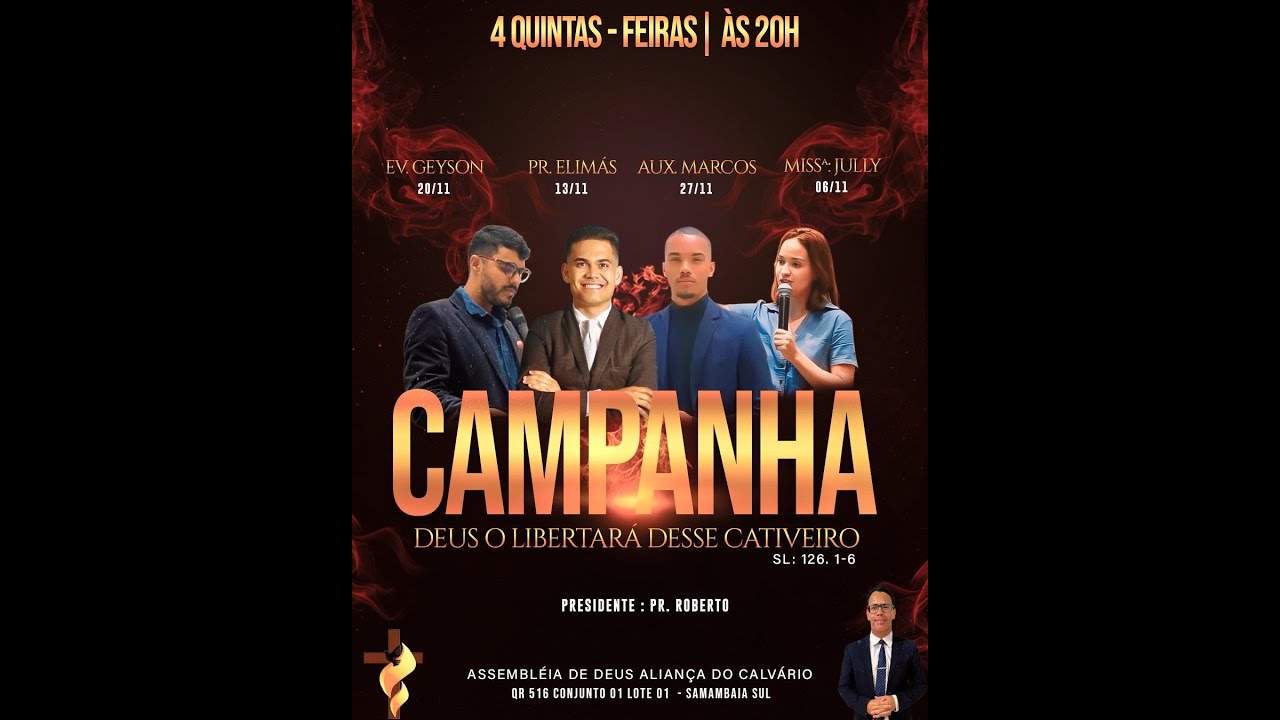 Campanha Quinta Feira 27/11/2025 - ADMAC Samambaia Sul
