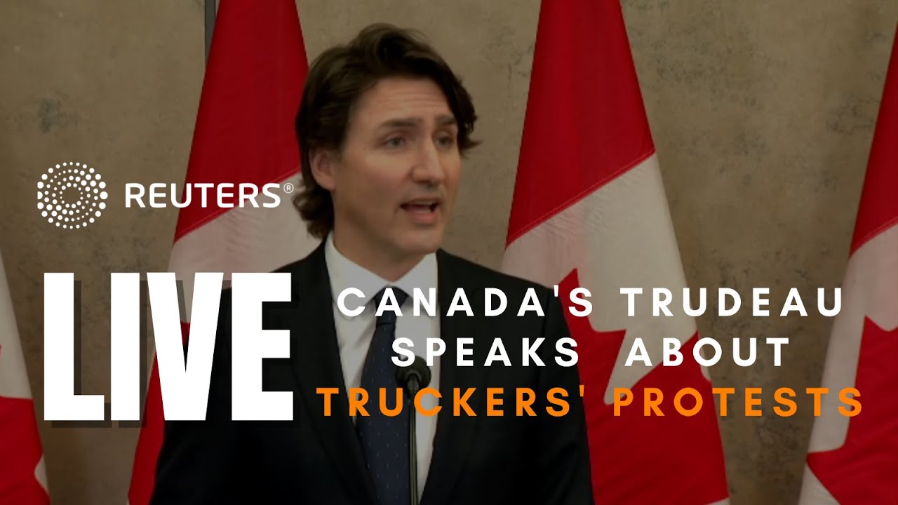 LIVE: Canada's Trudeau speaks as Ontario declares state of emergency over protests