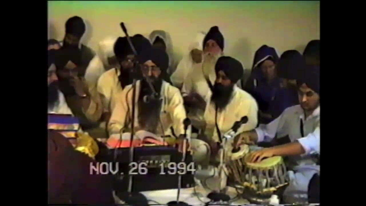 Kaljug Nanak Naam Sukhala - Bhai Manmohan Singh CA - California 1994