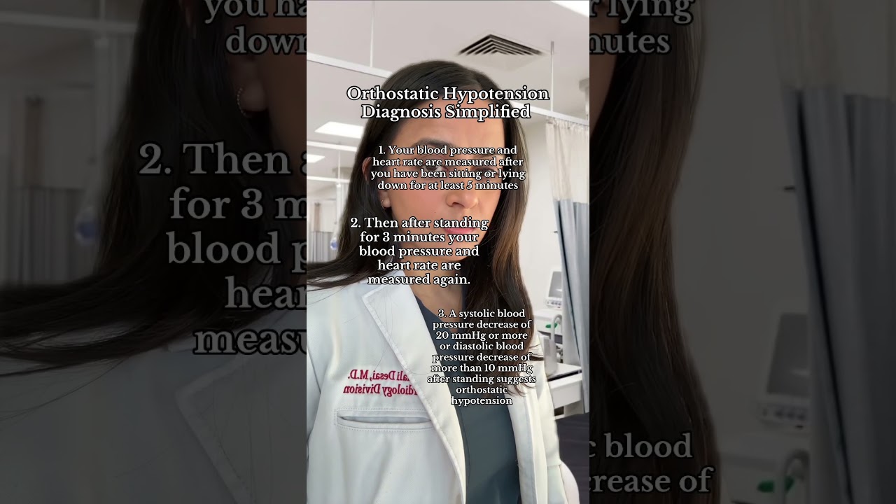 orthostatic hypotension diagnosis simplified 
