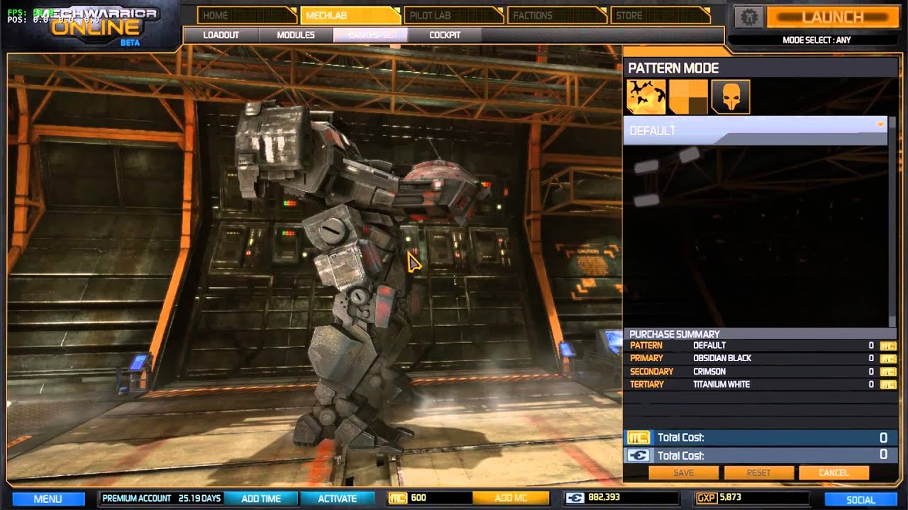 Mechwarrior Online [Open Beta] Patch 1.2.229