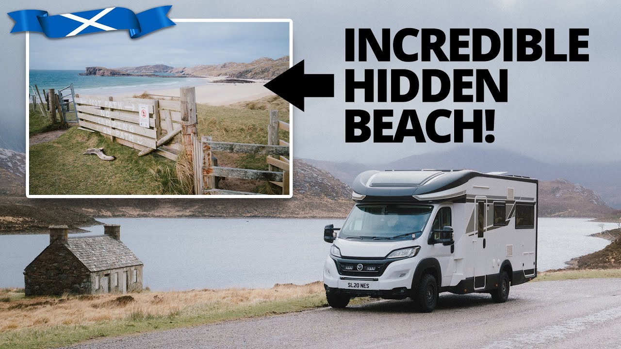 Blown away by an INCREDIBLE hidden Scottish Beach!