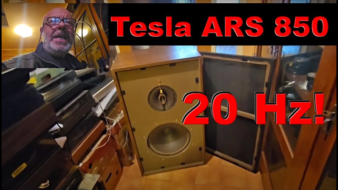 TESLA ARS 850 - Vintage EXTREME BASS SPEAKERS