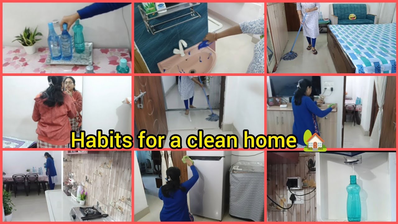 💁🏻‍♀️আমার প্রতিদিনের Basic Cleaning Routine✅ছোট ছোট কিছু অভ্যাসই পারে ঘরকে Net & Clean ✨রাখতে।