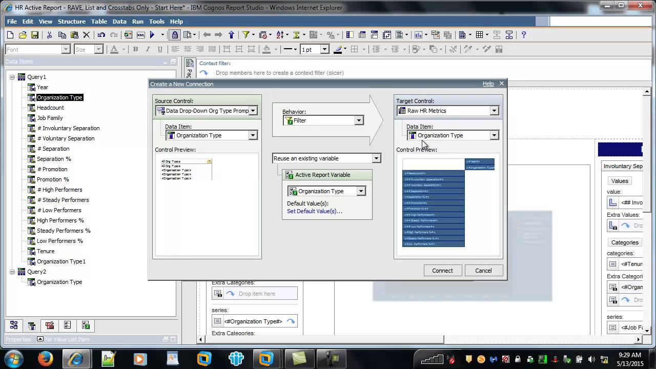 In Under 9 Minutes, Learn Building An IBM Cognos Active Report Using RAVE, Crosstabs and Lists Only.
