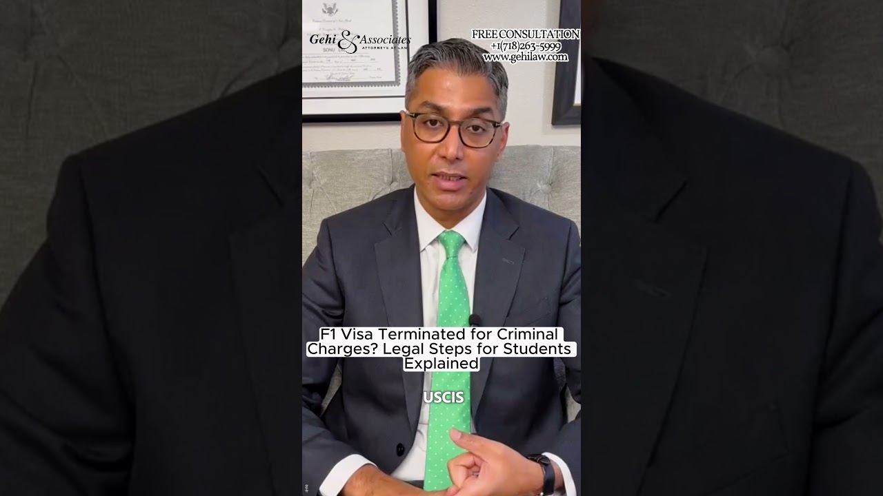 F1 Visa Revoked Due to Criminal Charges: Legal Steps for Students Explained | NYC Immigration lawyer