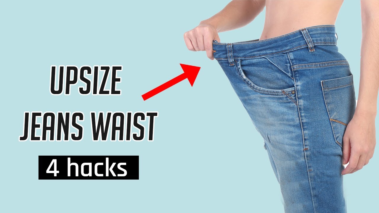 Jeans Waist too Small: How to Make Jeans Waist BIGGER | Stretch the Waist on Jeans (4 Ways)