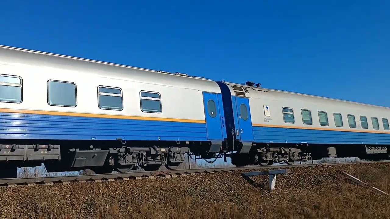 ТЭП33А - 0058, Поезд №021 Семей - Кызылорда.