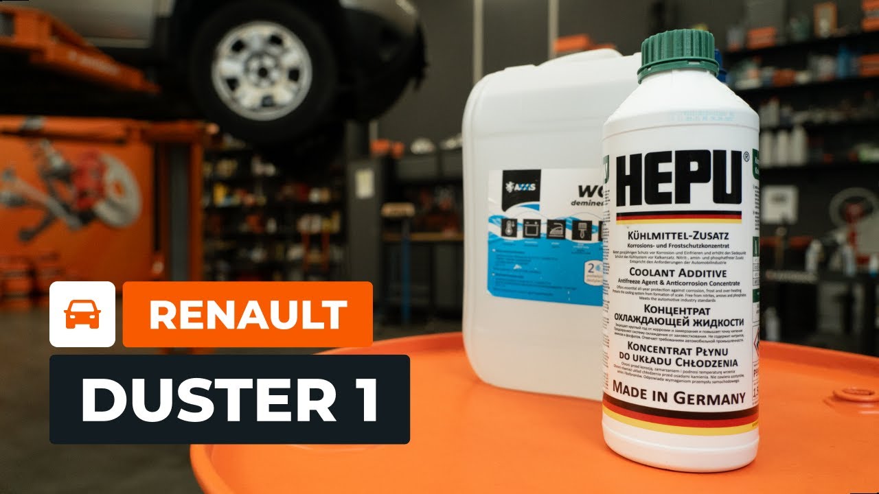 Come cambiare il liquido di raffreddamento nella RENAULT DUSTER 1 [TUTORIAL AUTODOC]