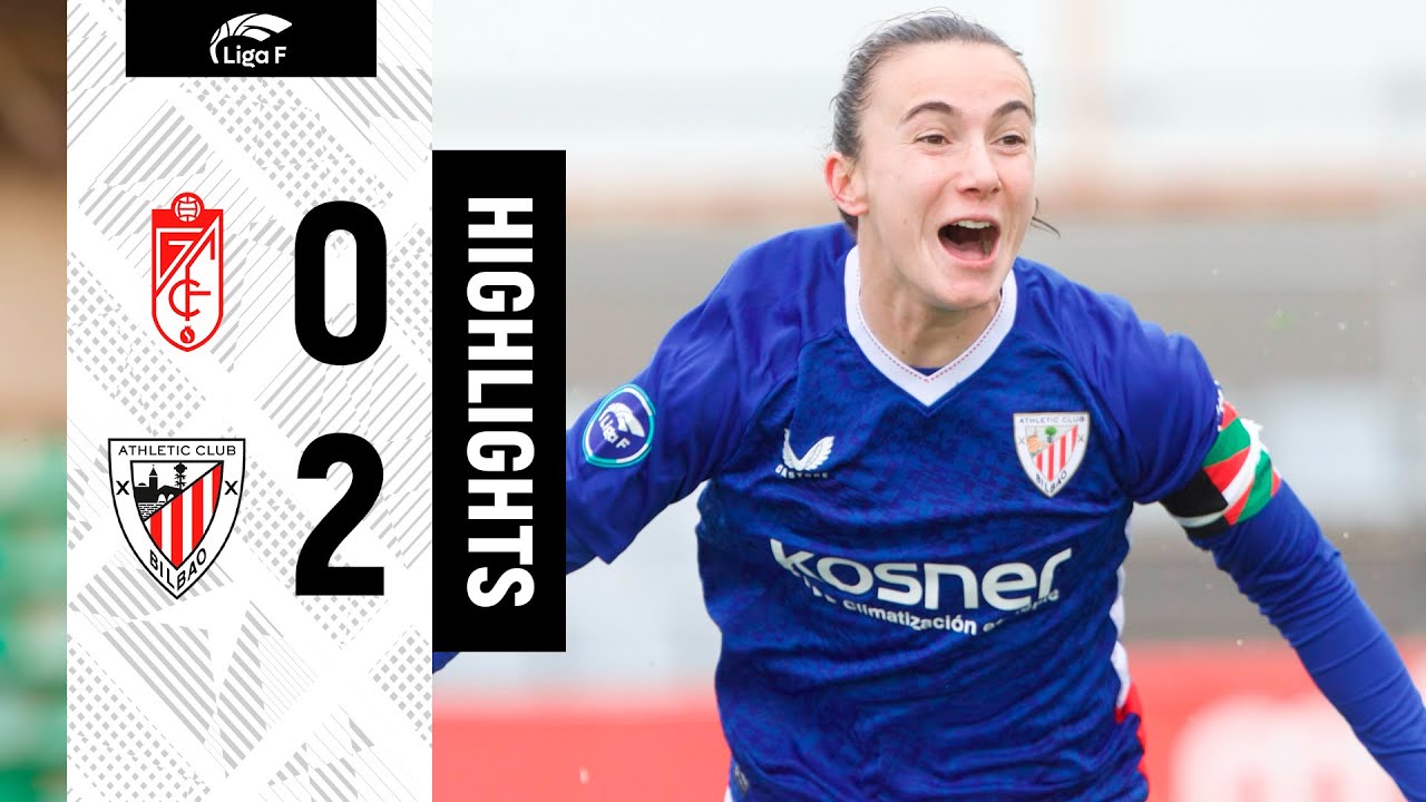 RESUMEN I Granada CF 0-2 Athletic Club | Liga F 2024-25 MD21