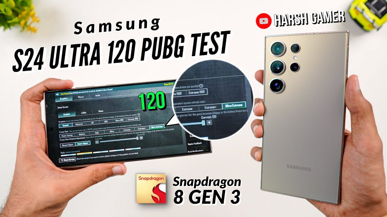 Samsung S24 Ultra 120FPS Pubg Test - Waste of Money 😞