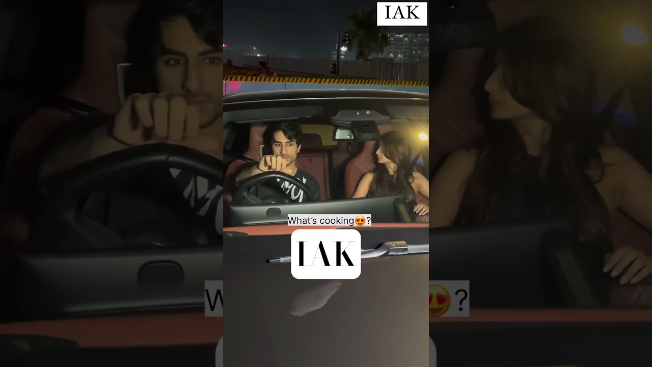 Ibrahim Ali Khan spotted with his girlfriend Palak Tiwari ❤️🔥