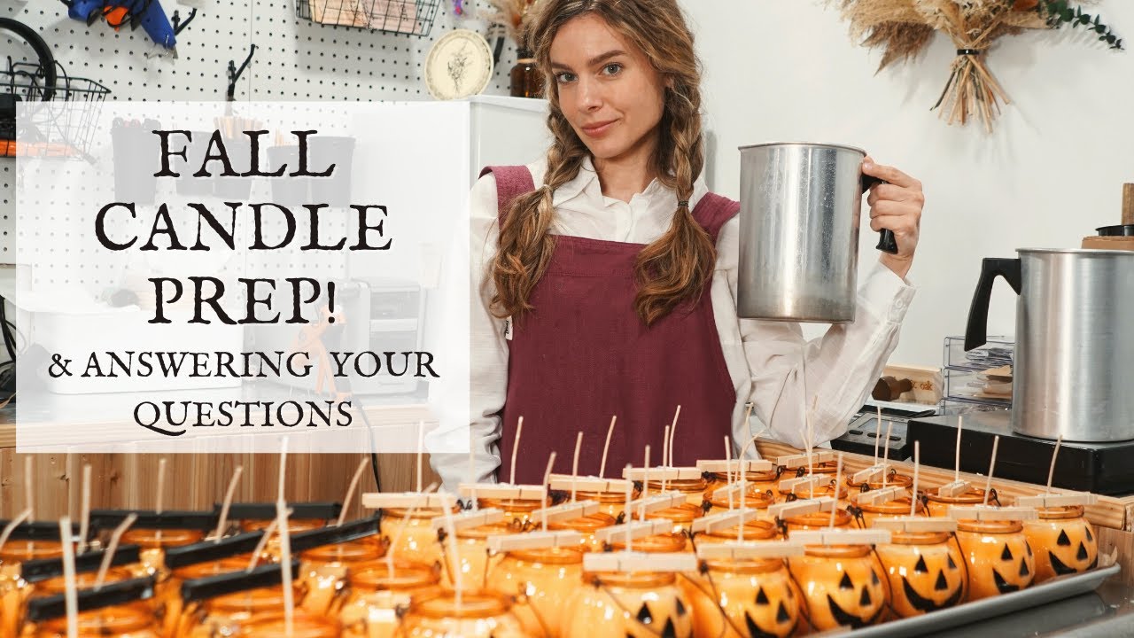 Is it that time already?! Fall Candle Launch Prep! Product Photos + Making Candles