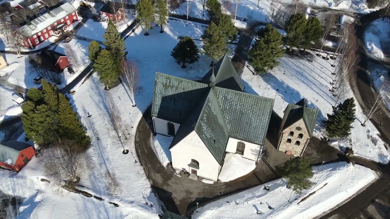 Northern Sweden - Piteå 4k Drone video