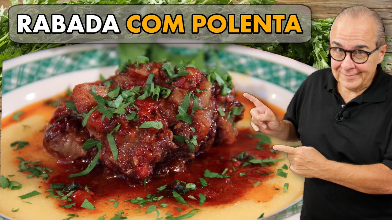 CHEF TAICO PREPARA DELICIOSA RABADA COM POLENTA