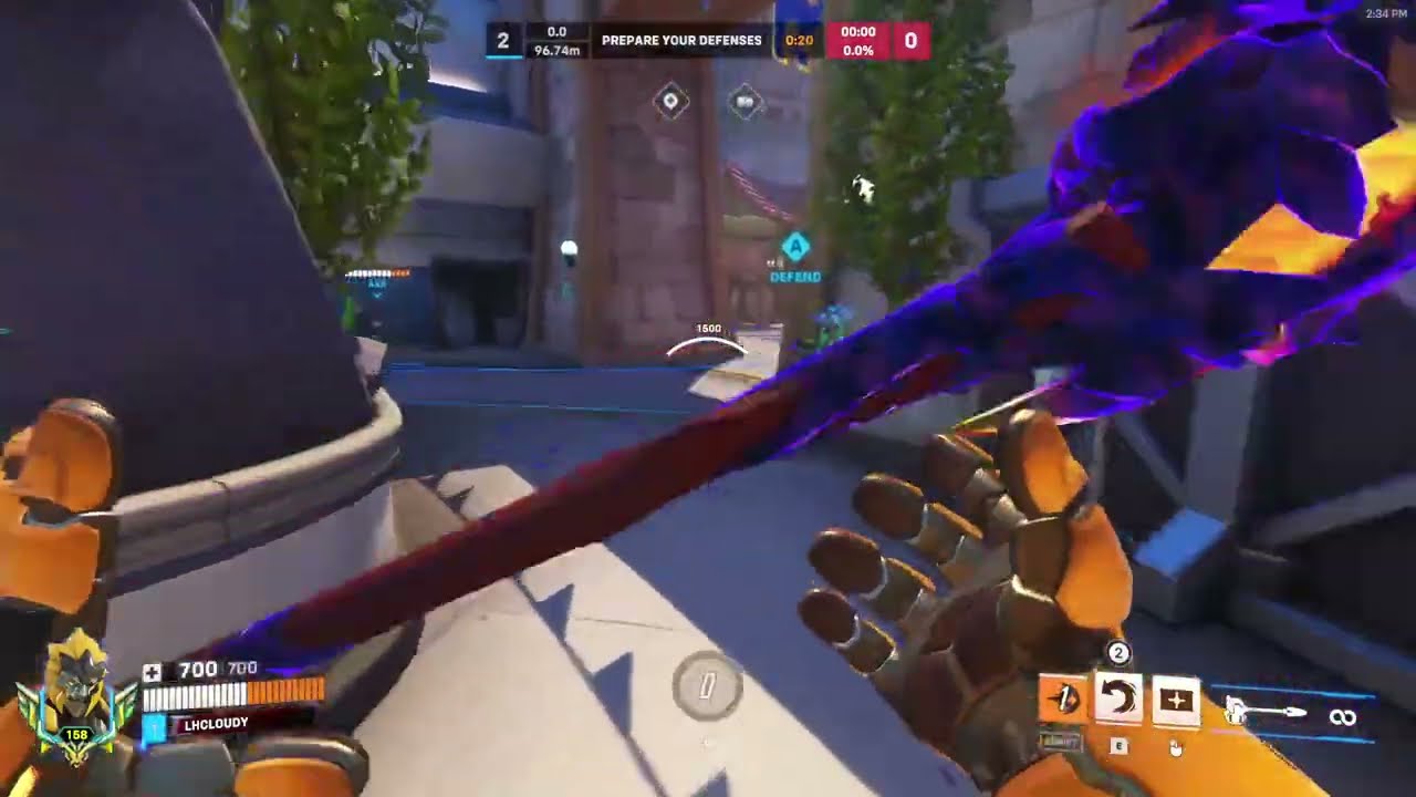 BEST REINHARDT IN THE WORLD - LHCLOUDY REINHARDT OVERWATCH 2 SEASON 17 TOP 500