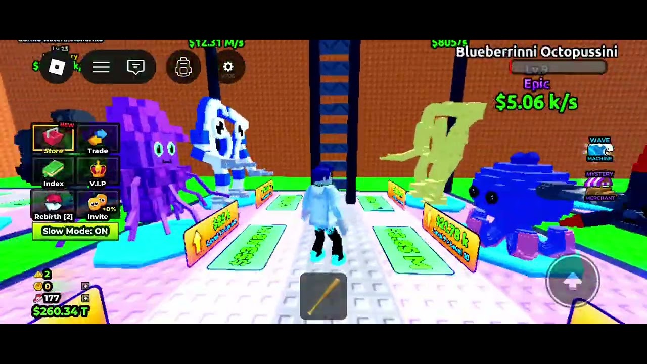 Playing escape tsunami for steal a brainrot part 2 