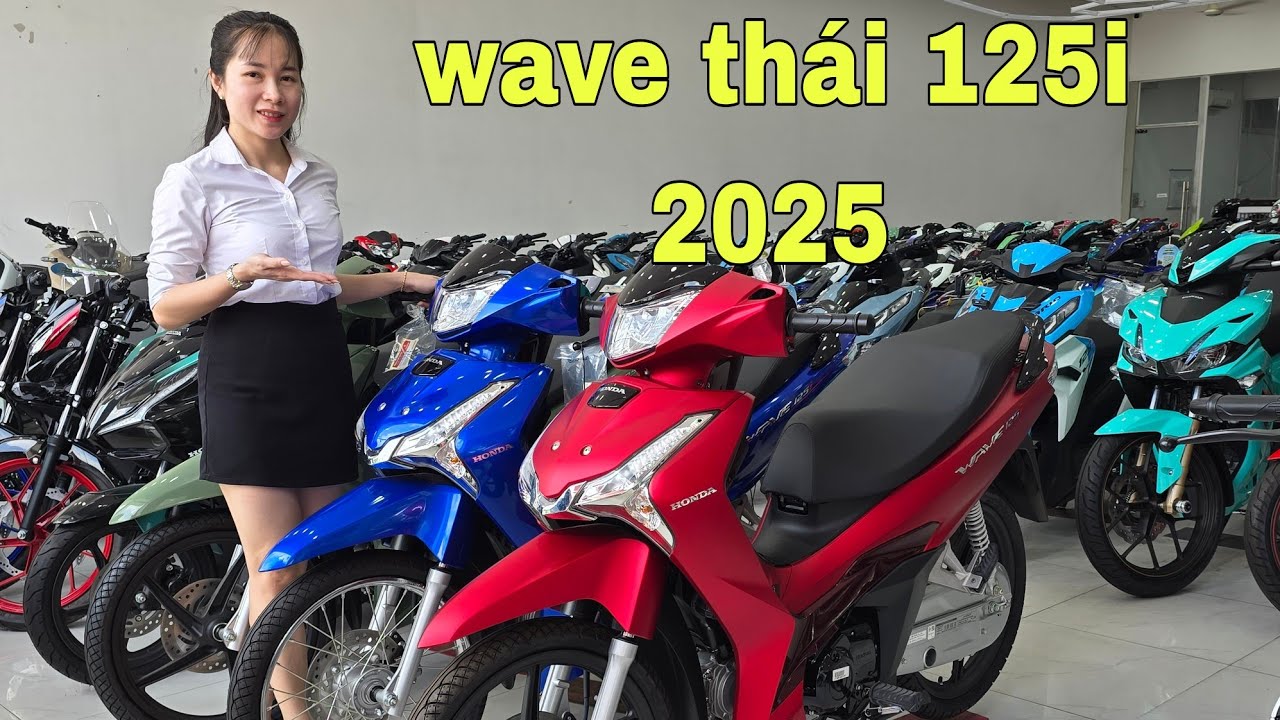 Honda Wave th&aacute;i 125i ,Gi&aacute; Xe Wave th&aacute;i 2025 Hấp dẫn C&oacute; g&oacute;p | Mỹ motor