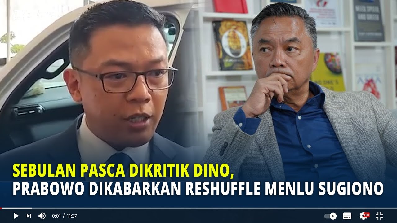 Sebulan Pasca Dikritik Dino, Prabowo Dikabarkan Reshuffle Menlu Sugiono