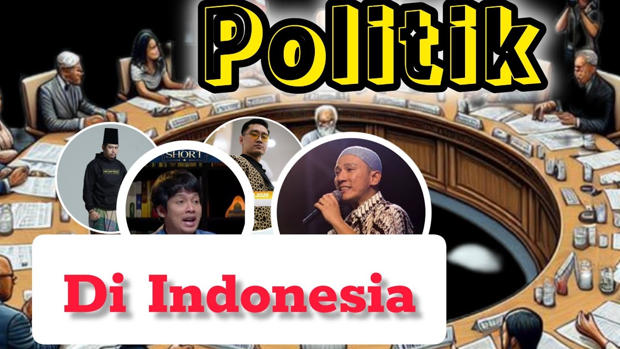 Sistem politik | ustazd Felix siauw., tretan muslim, Raymond chin dan koiyocabe. Serius banget