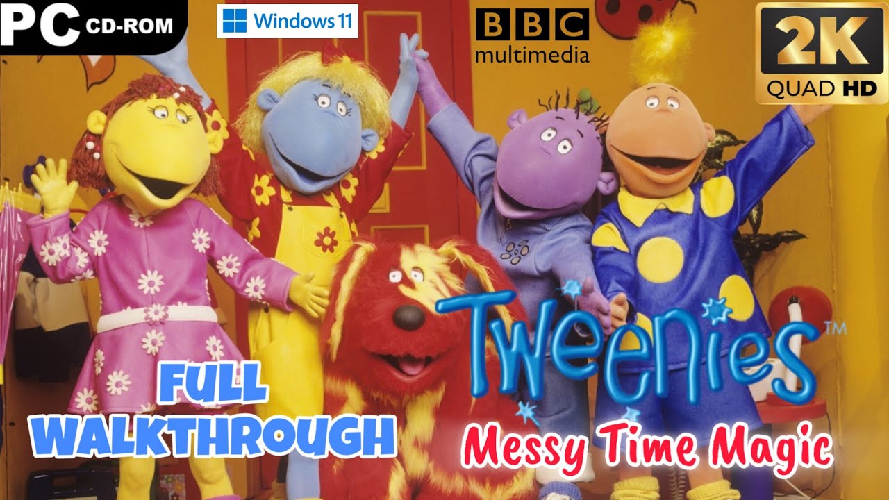 Tweenies: Messy Time Magic (2002) Геймплей на ПК — 2K60fps