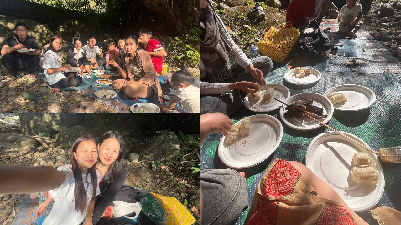 This is how we do picnic in our village🌿 #villagelife#ArunachalPradesh#SimpleLiving#RuralLife#love