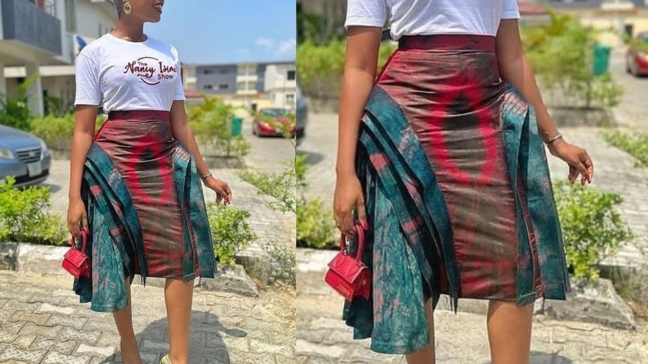 HOW TO CUT AND SEW A STYLISH SKIRT| EASY SKIRT DESIGN (DETAILED); trendy skirt design 2021