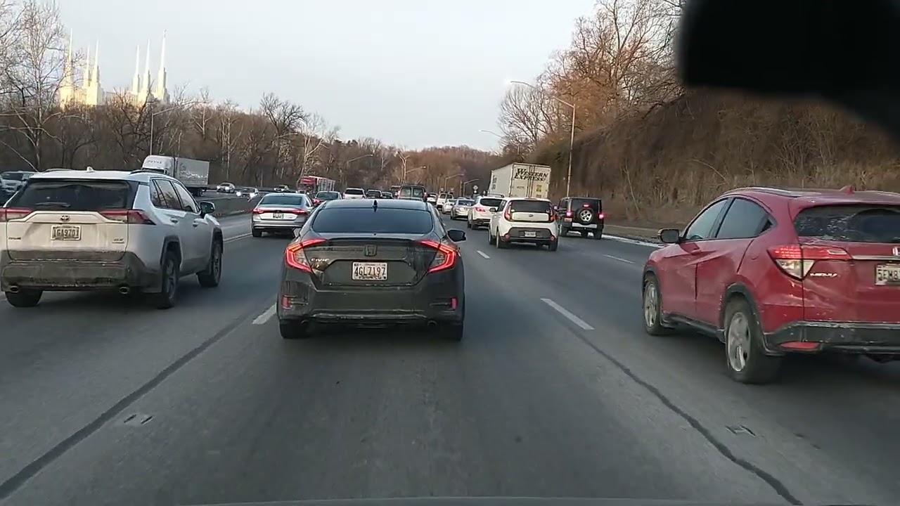 I-495 Toward I-95 North Drive | Maryland Dashcam (No Narration)