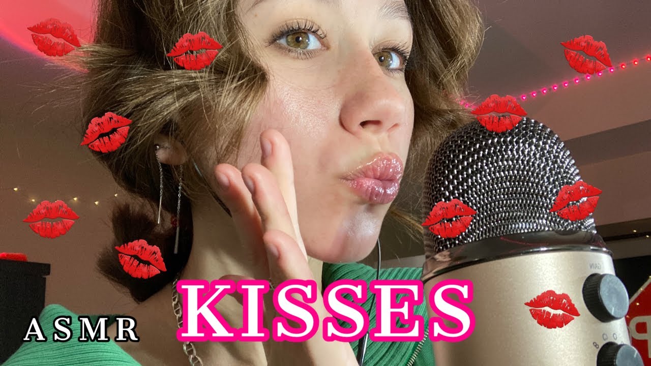 ASMR | giving you kisses! 💋+mouth sounds +hand sounds +hand movements +minimal rambles