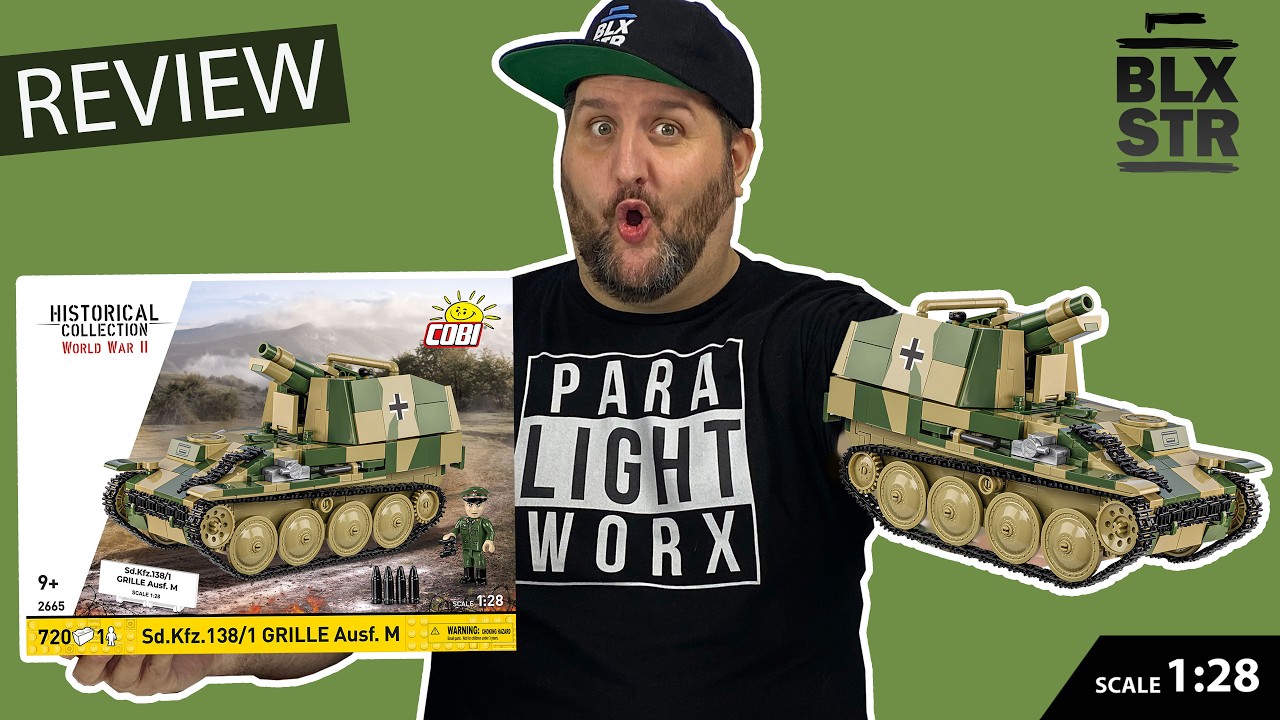 720 Teile Panzergeschichte – COBI-2665 Sd.Kfz. 138/1 Grille Ausf. M | REVIEW
