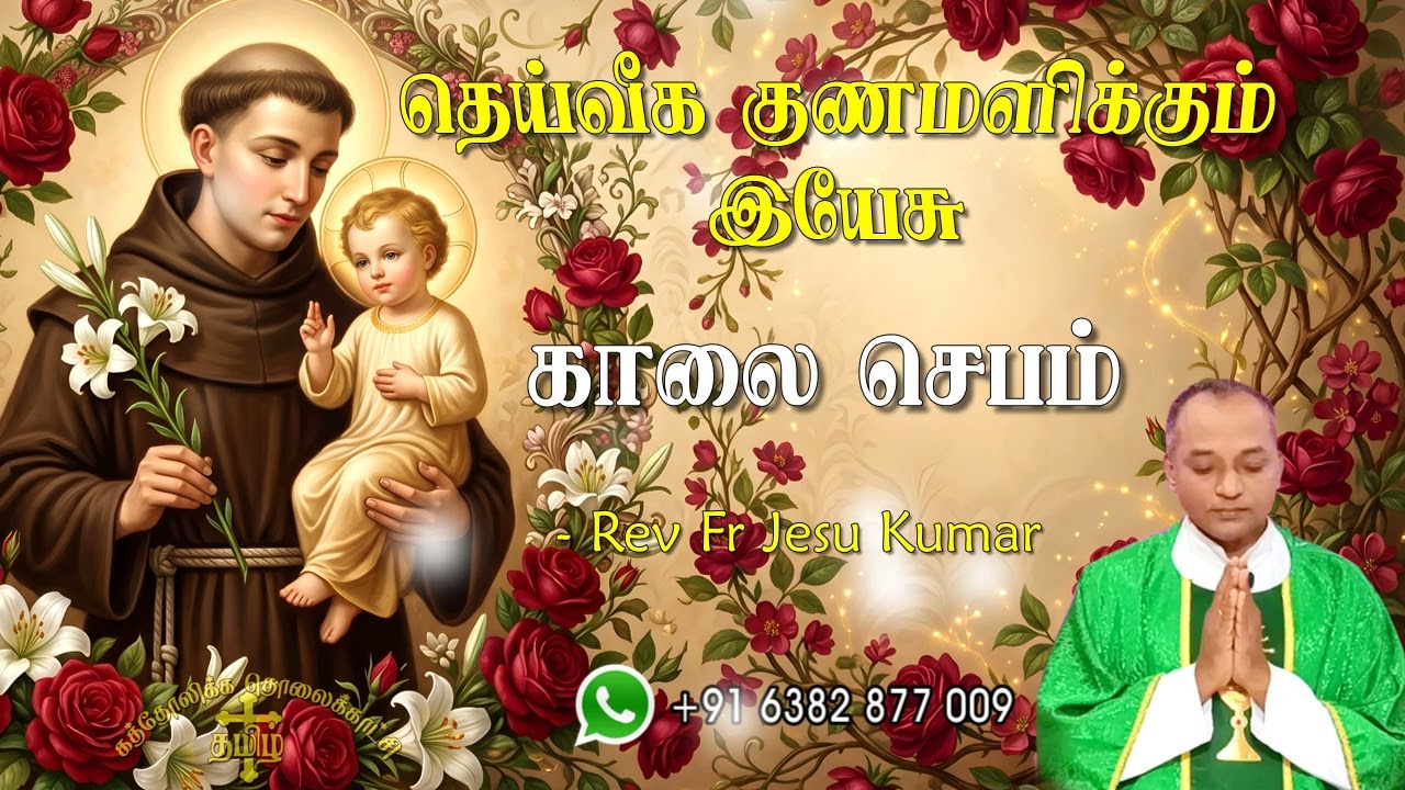 09.06.2026 | காலை ஜெபம் | தெய்வீக குணமளிக்கும் இயேசு | Morning Prayer Tamil | Catholic Prayer