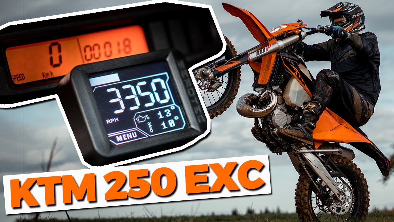 KTM 250 EXC Drehzahlmesser CUMPAN | Einbau