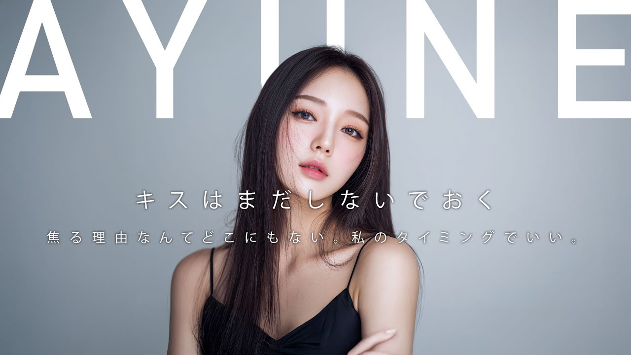 焦る理由なんてどこにもない。私のタイミングでいい。　キスはまだしないでおく　AYUNE　 #SUNO #sunoai