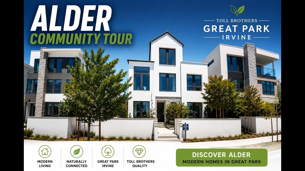 Irvine CA Homes for Sale: Toll Brothers Alder Tour!
