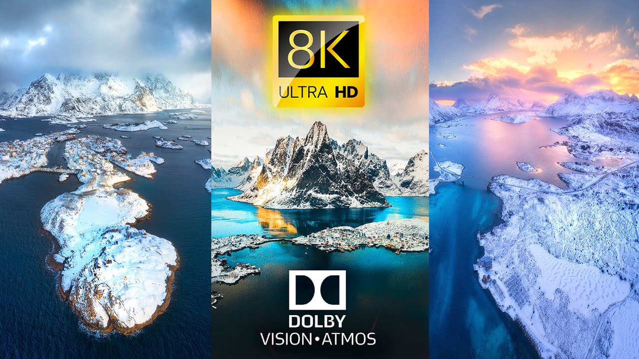 TOP 50 - Winter Wonderlands Around the World 8K VIDEO ULTRA HD 60fps HDR - Dolby Vision (4K TV)