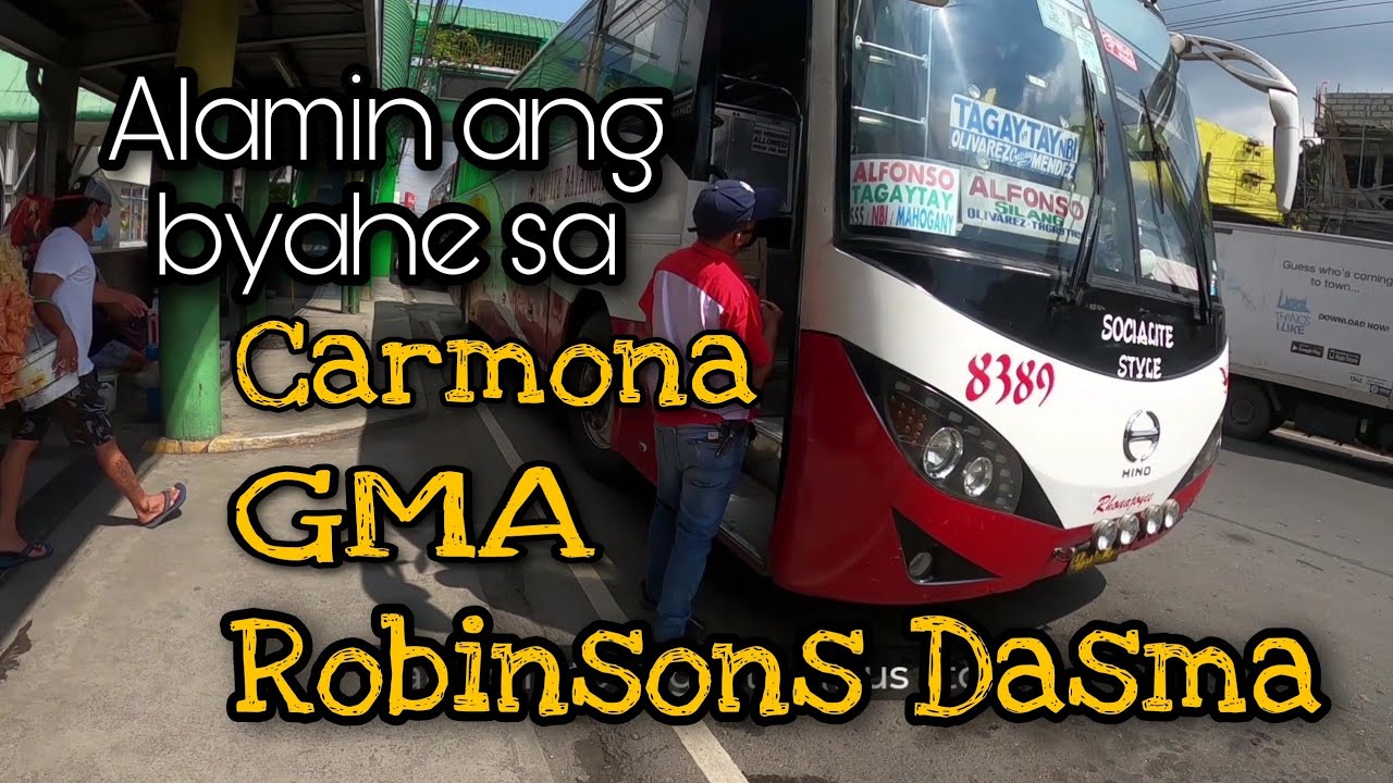 Robinsons Pala Pala / Dasmarinas Terminal, Carmona Terminal, GMA Transport Terminal Updates