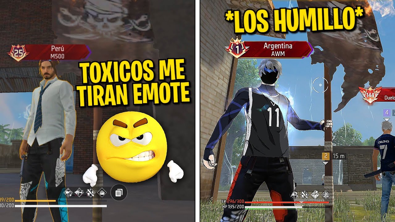 Mini Influencer Nos Tira Emote y Termino Humillado 5 Veces 🤣 FREE FIRE