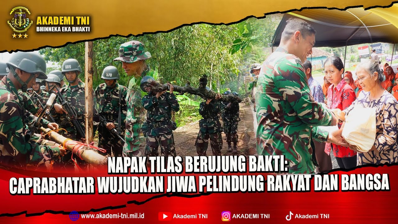 BUKAN SEKADAR LATIHAN, CAPRABHATAR BANGUN SINERGI DENGAN RAKYAT DI RUTE JENDERAL BESAR SOEDIRMAN